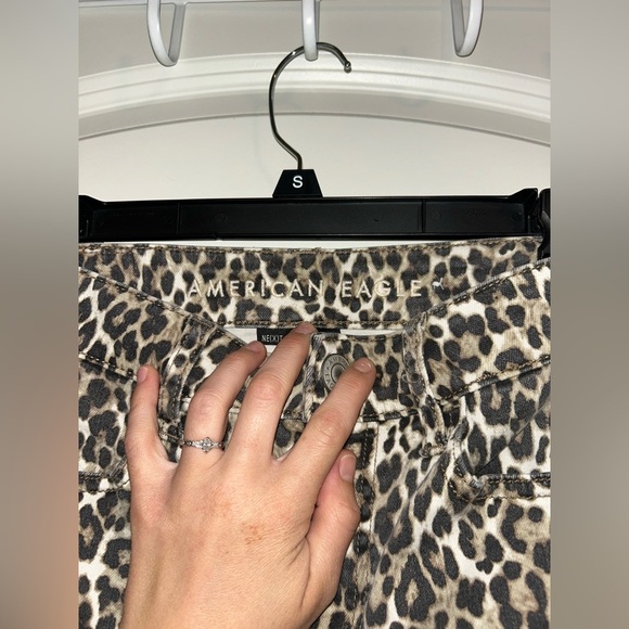 American eagle Leopard or cheetah Print Women's high rise skinny Jeans/jeggings - Picture 5 of 5